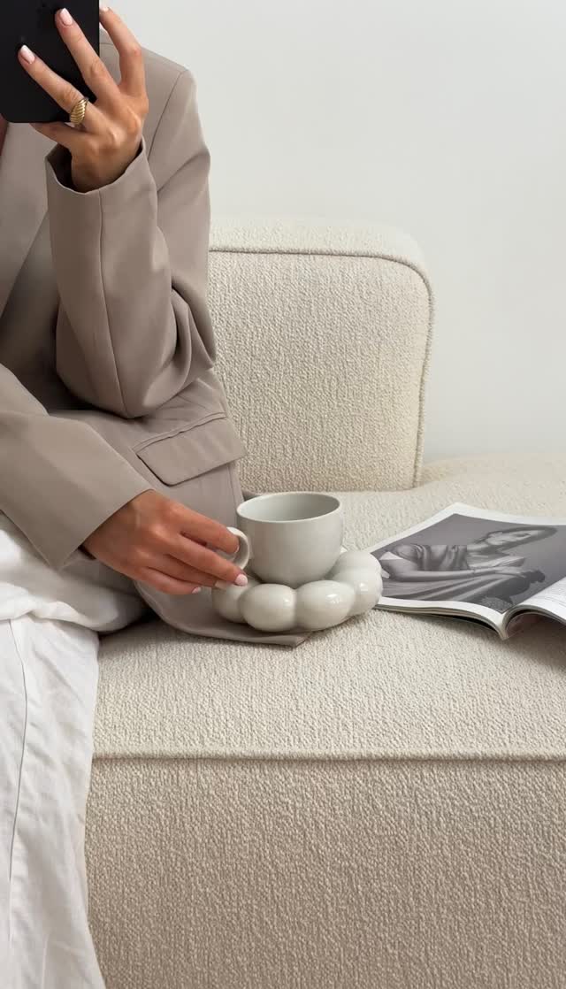 Magazine and coffee, editorial content inspiration